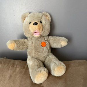 Vintage S.R.M. Company Inc 17" Talking Plush Bear Moving Mouth